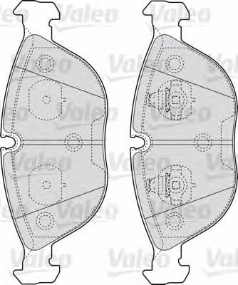 Valeo 598712 Brake Pad Set, disc brake 598712