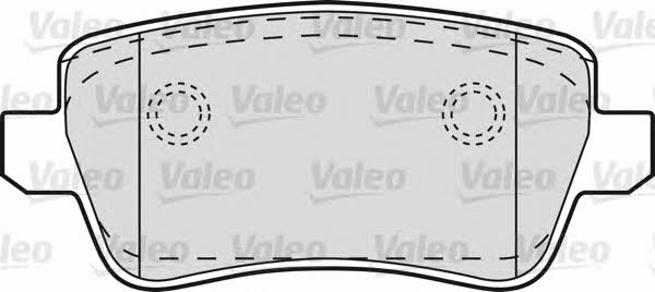 Valeo 598727 Brake Pad Set, disc brake 598727