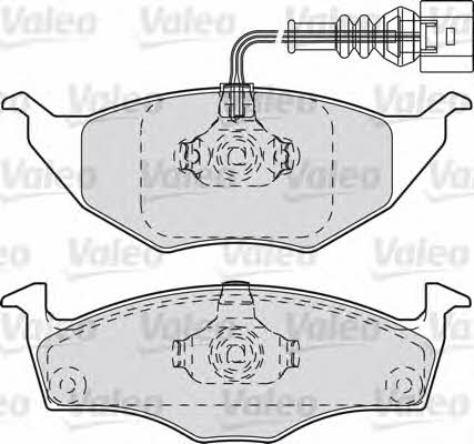 Valeo 598734 Brake Pad Set, disc brake 598734