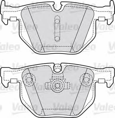 Valeo 598754 Brake Pad Set, disc brake 598754