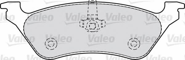 Valeo 598755 Brake Pad Set, disc brake 598755