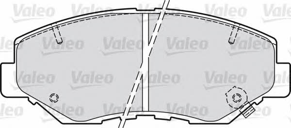 Valeo 598757 Brake Pad Set, disc brake 598757