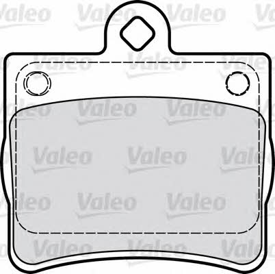Valeo 598763 Brake Pad Set, disc brake 598763