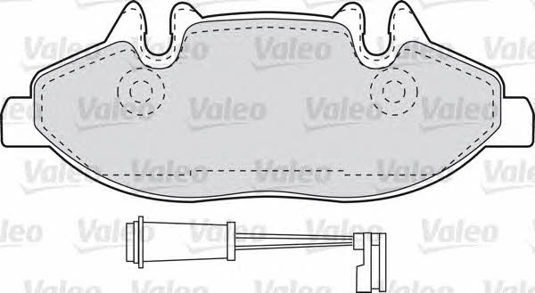 Valeo 598764 Brake Pad Set, disc brake 598764