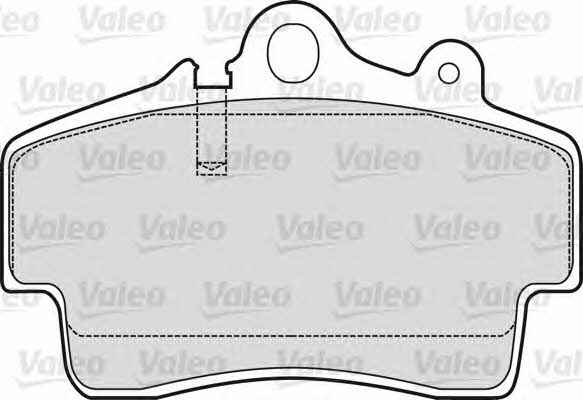 Valeo 598766 Brake Pad Set, disc brake 598766
