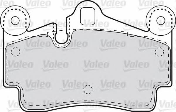 Valeo 598770 Brake Pad Set, disc brake 598770