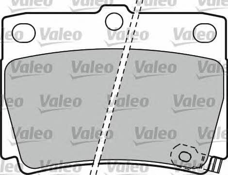 Valeo 598778 Brake Pad Set, disc brake 598778