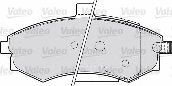 Valeo 598781 Brake Pad Set, disc brake 598781