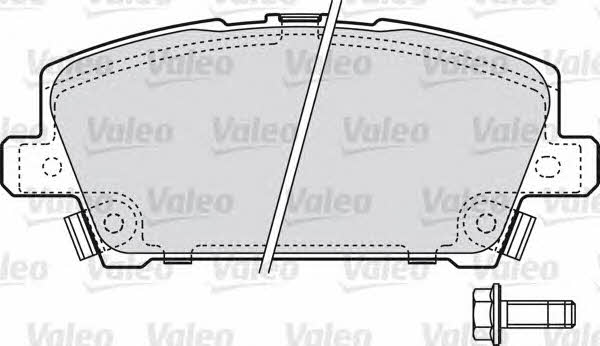 Valeo 598803 Brake Pad Set, disc brake 598803