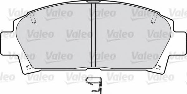 Valeo 598809 Brake Pad Set, disc brake 598809