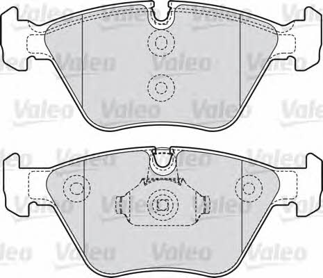 Valeo 598811 Brake Pad Set, disc brake 598811