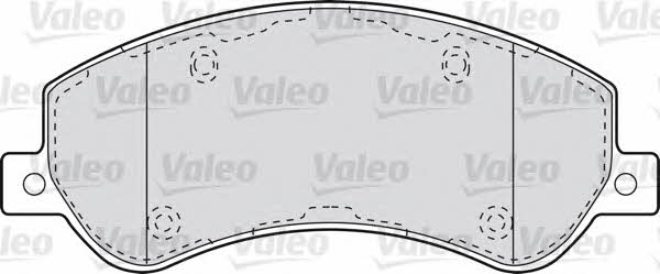 Valeo 598816 Brake Pad Set, disc brake 598816