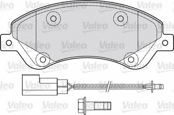 Valeo 598818 Brake Pad Set, disc brake 598818