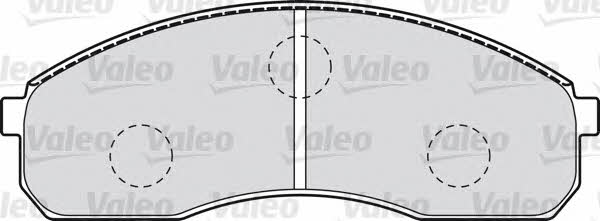 Valeo 598821 Brake Pad Set, disc brake 598821