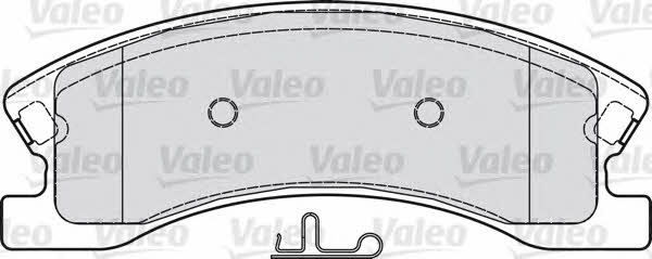 Valeo 598833 Brake Pad Set, disc brake 598833