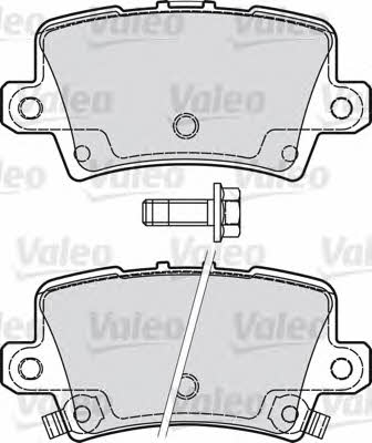 Valeo 598849 Brake pad set 598849 598849 Valeo Brake pad set