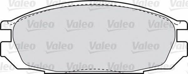 Valeo 598851 Brake Pad Set, disc brake 598851