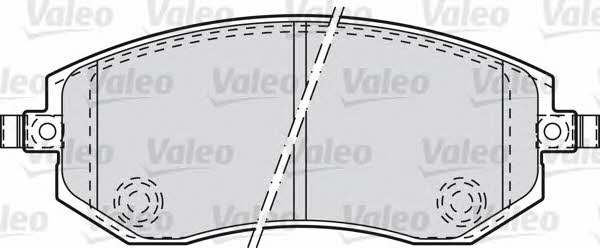 Valeo 598853 Brake Pad Set, disc brake 598853