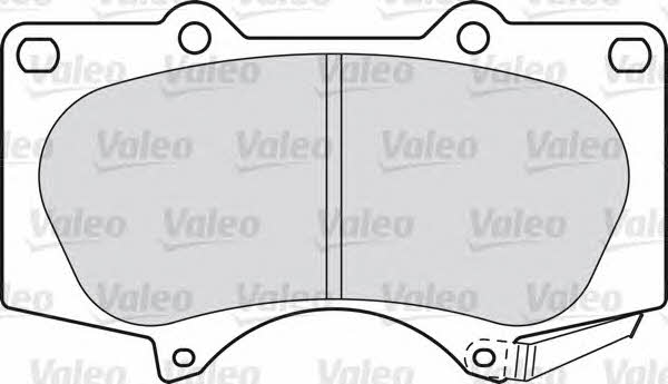 Valeo 598857 Brake Pad Set, disc brake 598857