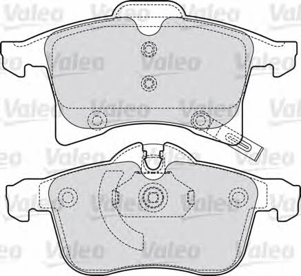 Valeo 598860 Brake Pad Set, disc brake 598860