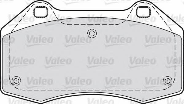 Valeo 598861 Brake Pad Set, disc brake 598861