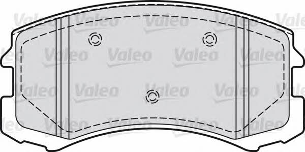 Valeo 598864 Brake Pad Set, disc brake 598864