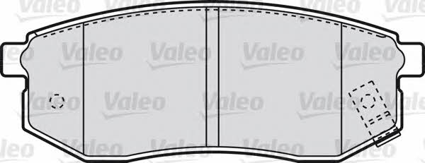 Valeo 598866 Brake Pad Set, disc brake 598866