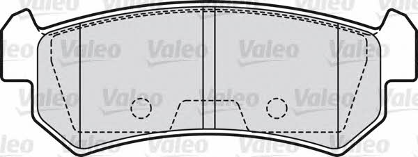 Valeo 598874 Brake Pad Set, disc brake 598874