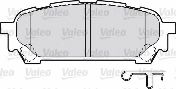 Valeo 598875 Brake Pad Set, disc brake 598875