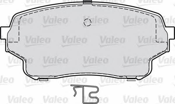 Valeo 598878 Brake Pad Set, disc brake 598878