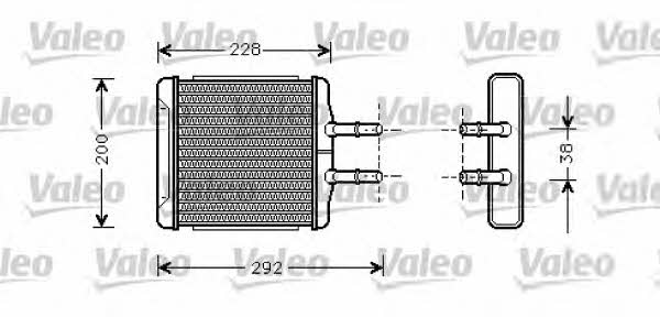 Valeo 812335 Heat exchanger, interior heating 812335