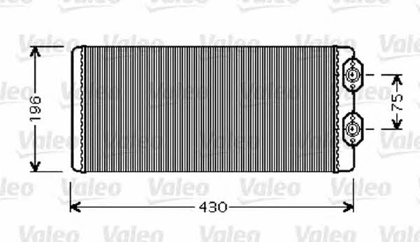 Valeo 812343 Heat exchanger, interior heating 812343