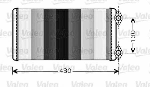 Valeo 812346 Heat exchanger, interior heating 812346