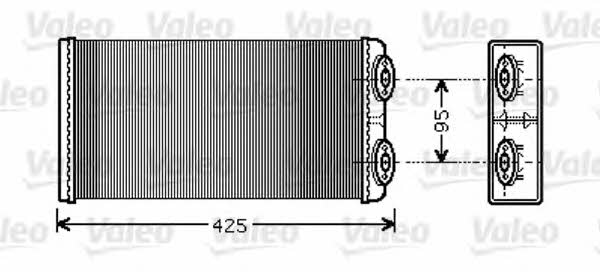 Valeo 812350 Heat exchanger, interior heating 812350