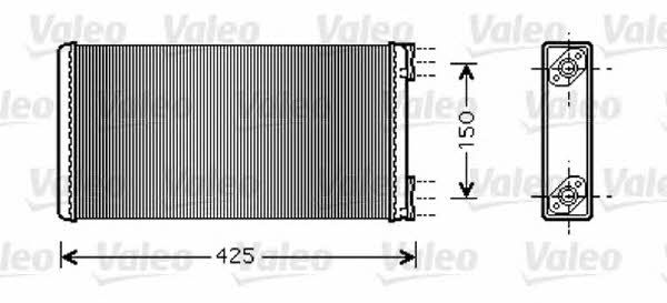 Valeo 812351 Heat exchanger, interior heating 812351