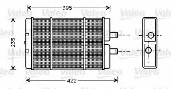 Valeo 812353 Heat exchanger, interior heating 812353