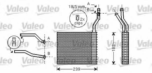 Valeo 812359 Heat exchanger, interior heating 812359