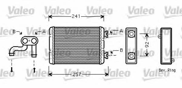 Valeo 812360 Heat exchanger, interior heating 812360