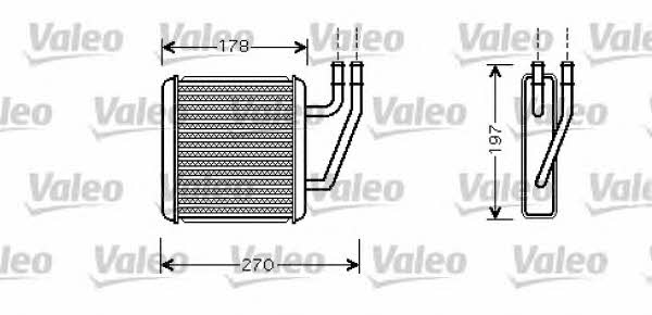 Valeo 812361 Heat exchanger, interior heating 812361