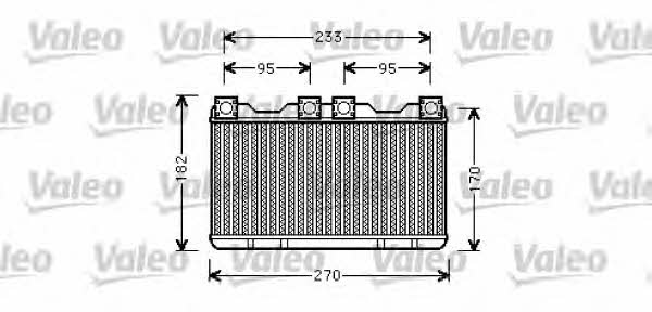 Valeo 812362 Heat exchanger, interior heating 812362