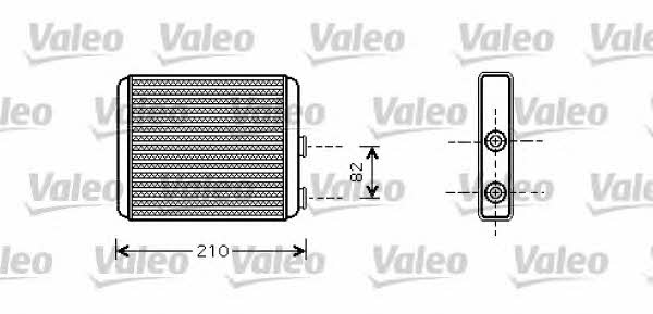 Valeo 812363 Heat exchanger, interior heating 812363