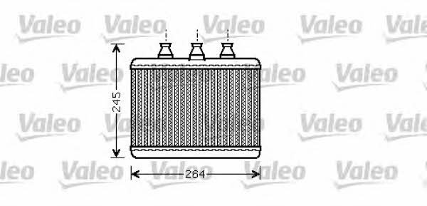 Valeo 812365 Heat exchanger, interior heating 812365