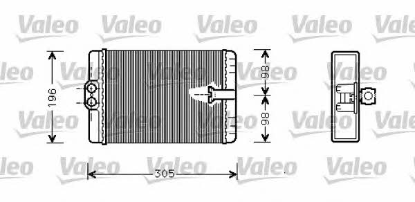 Valeo 812366 Heat exchanger, interior heating 812366