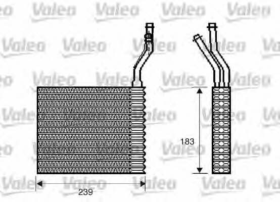 Valeo 812367 Heat exchanger, interior heating 812367