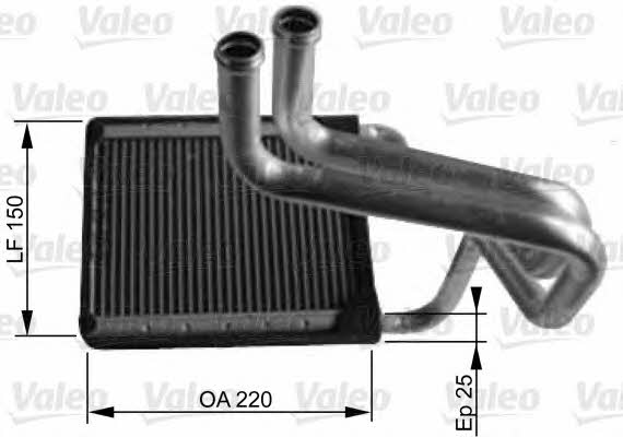 Valeo 812430 Heat exchanger, interior heating 812430