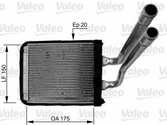 Valeo 812436 Heat exchanger, interior heating 812436