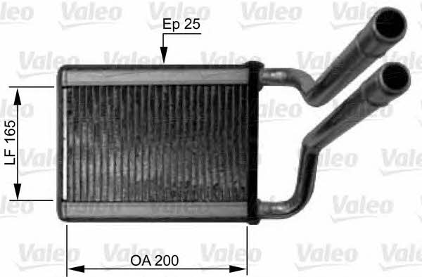Valeo 812438 Heat exchanger, interior heating 812438