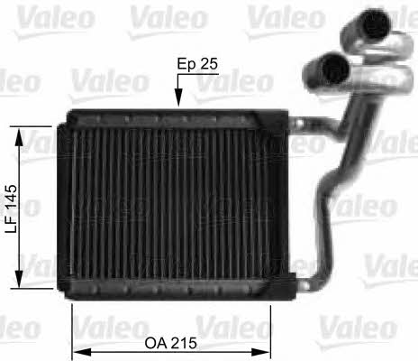 Valeo 812441 Heat exchanger, interior heating 812441