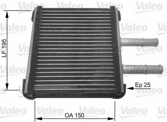 Valeo 812442 Heat exchanger, interior heating 812442