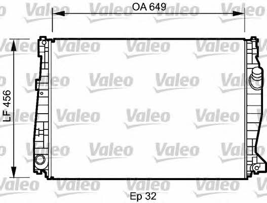 Valeo 735021 Radiator, engine cooling 735021